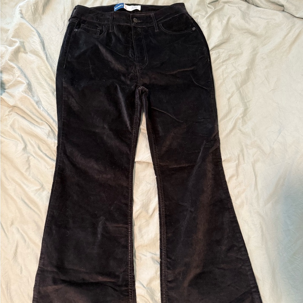 Old Navy Higher-High Rise Velvet Flare